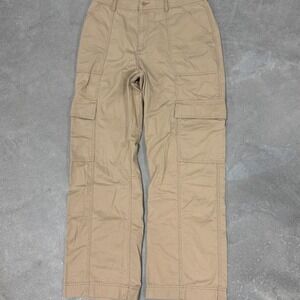 Abercrombie & Fitch Tan Cargo Pants Mens Size 32 Utility Relaxed Fit